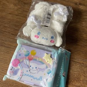 CINNAMOROLL-NWT Pill Case & Hair Scrunchie Bundle